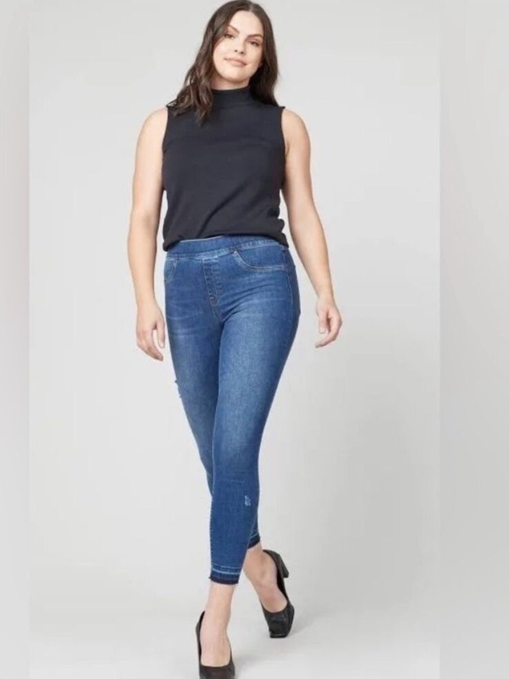 Spanx Ankle Jean-ish Jeggings - Size Large